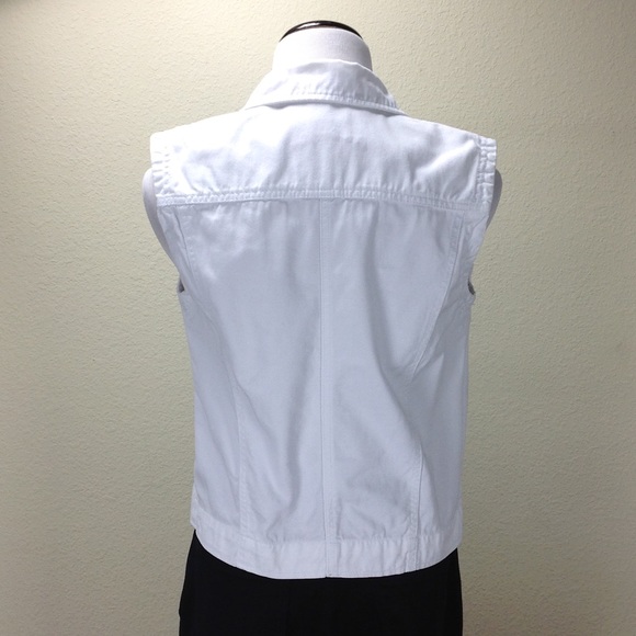 Carribean Joe White Cotton Vest - Picture 5 of 8